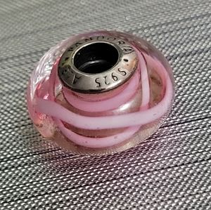 SOLD!!    Pink Ribbon of Hope Breast Cancer Murano